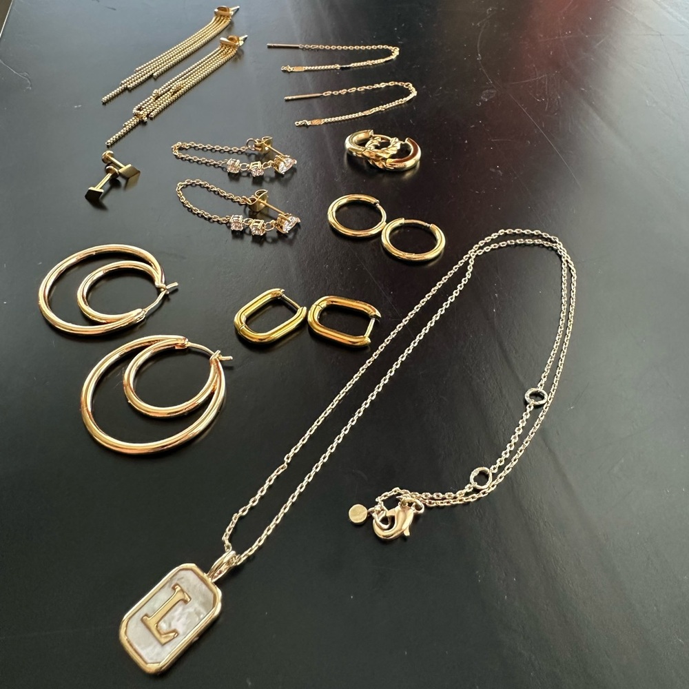 Gold Jewelry (selling together)